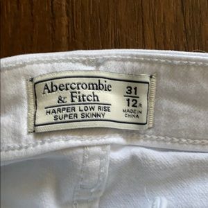 Abercrombie & Fitch Low Rise super skinny jeans